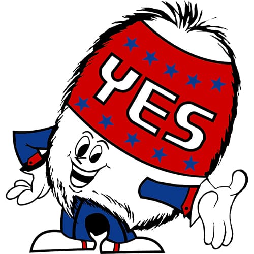 Logotipo original YES! Idiomas, 1972
